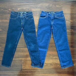 Cat & Jack Kids' Jeans in Dark and Medium Blue